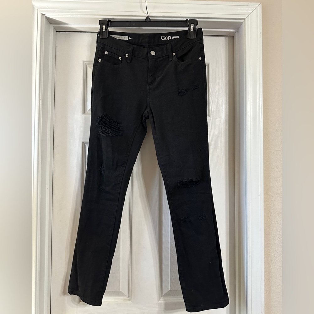 GAP Women's Black Girlfriend Cut Jeans